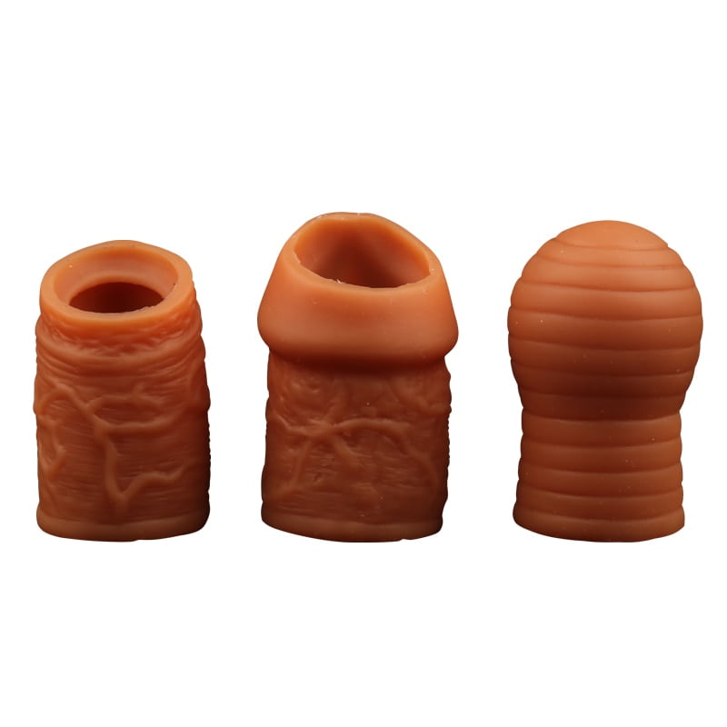Phimosis Correction Rings Soft Silicone Penis Rings Delay Ejaculation Foreskin Corrector Cock Rings Sex Products For Men - Image 3