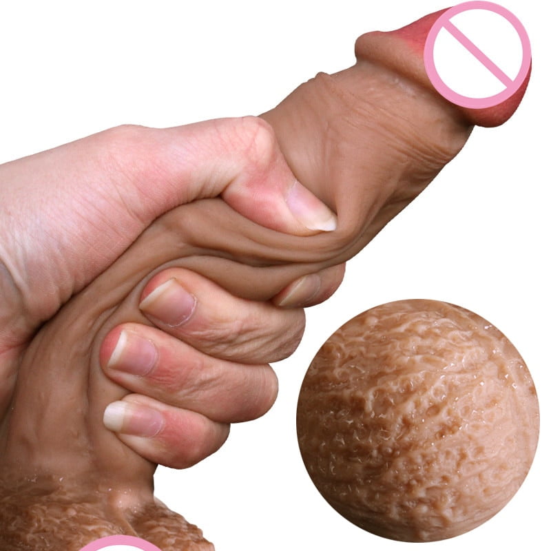Real Skin Feel Silicone Soft Dildo Suction Cup Realistic Penis Big Dick Sex Toys For Woman Products Strapon Dildos For Women
